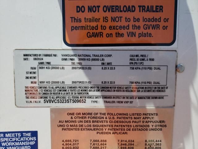 2025 Vanguard VXP DRY Van Trailer