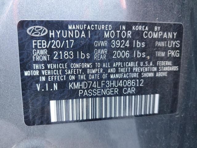 2017 Hyundai Elantra SE