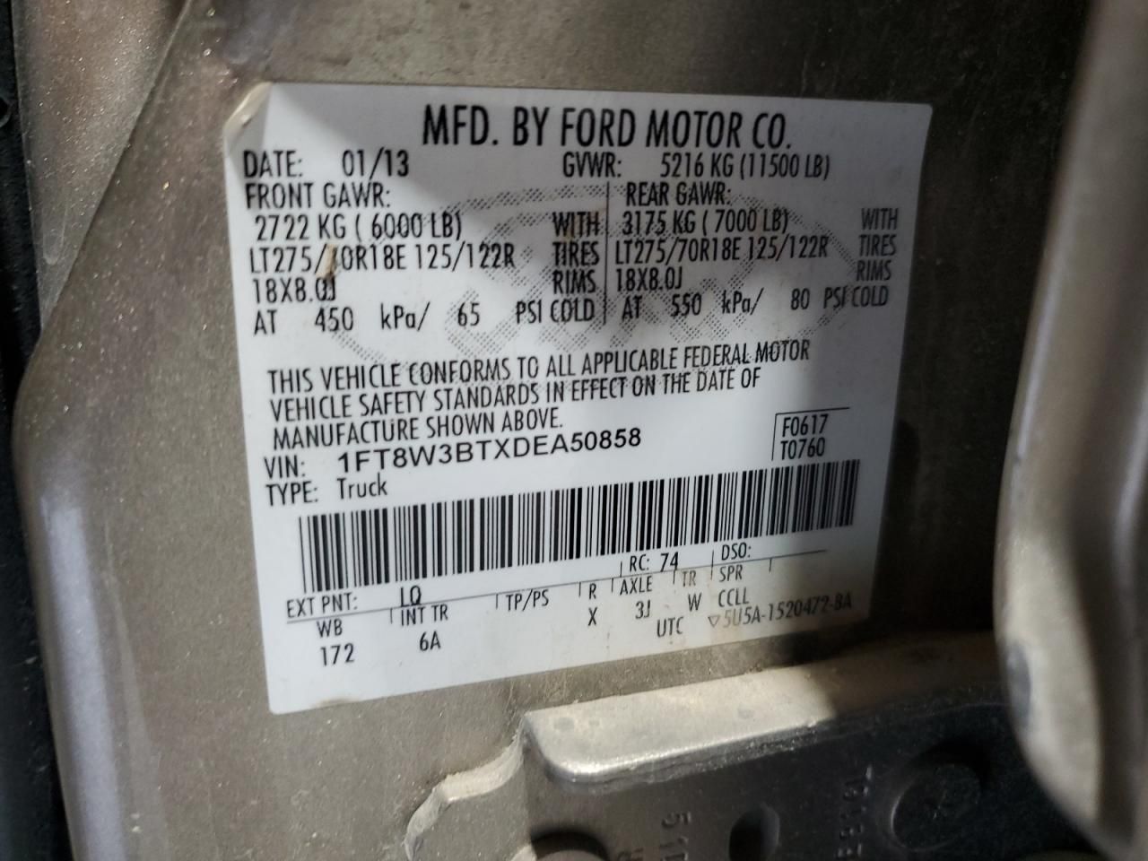 2013 Ford F350 Super Duty