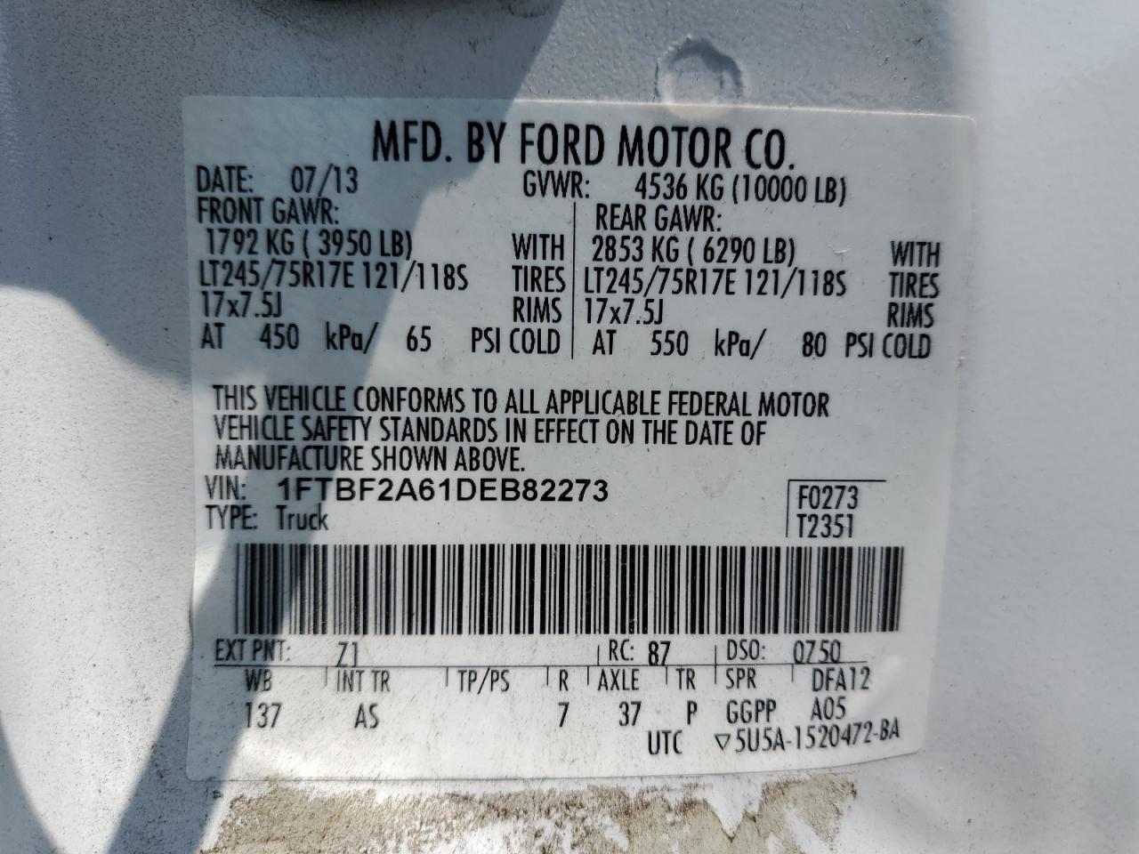 2013 Ford F250 Super Duty