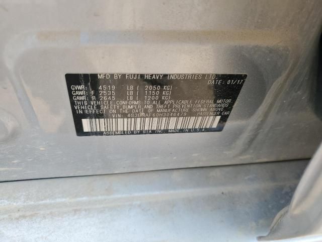 2017 Subaru Legacy 2.5I Premium