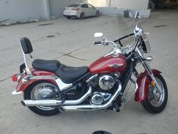 Salvage motorcycles for sale at Fredericksburg, VA auction: 2002 Kawasaki VN800 B