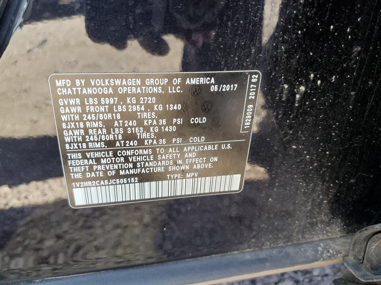 2018 Volkswagen Atlas