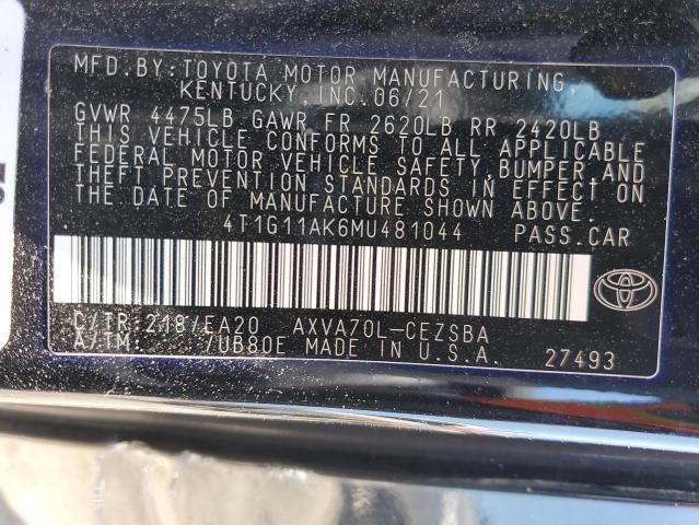 2021 Toyota Camry se