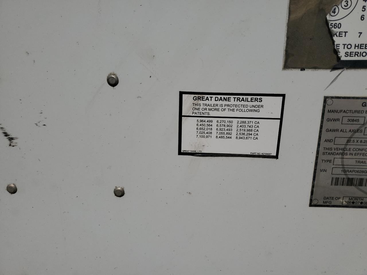 2016 Great Dane CCC-3313-29053 DRY Van Trailer