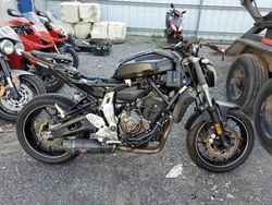 Salvage motorcycles for sale at Finksburg, MD auction: 2017 Yamaha FZ07