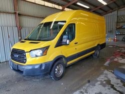 Salvage trucks for sale at West Mifflin, PA auction: 2015 Ford Transit T-250