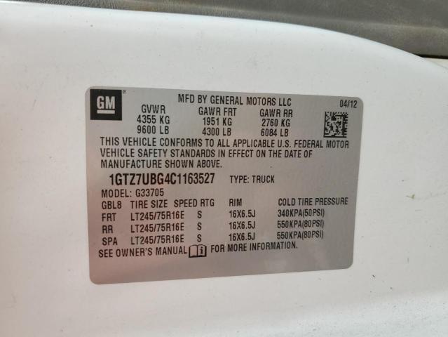 2012 GMC Savana G3500