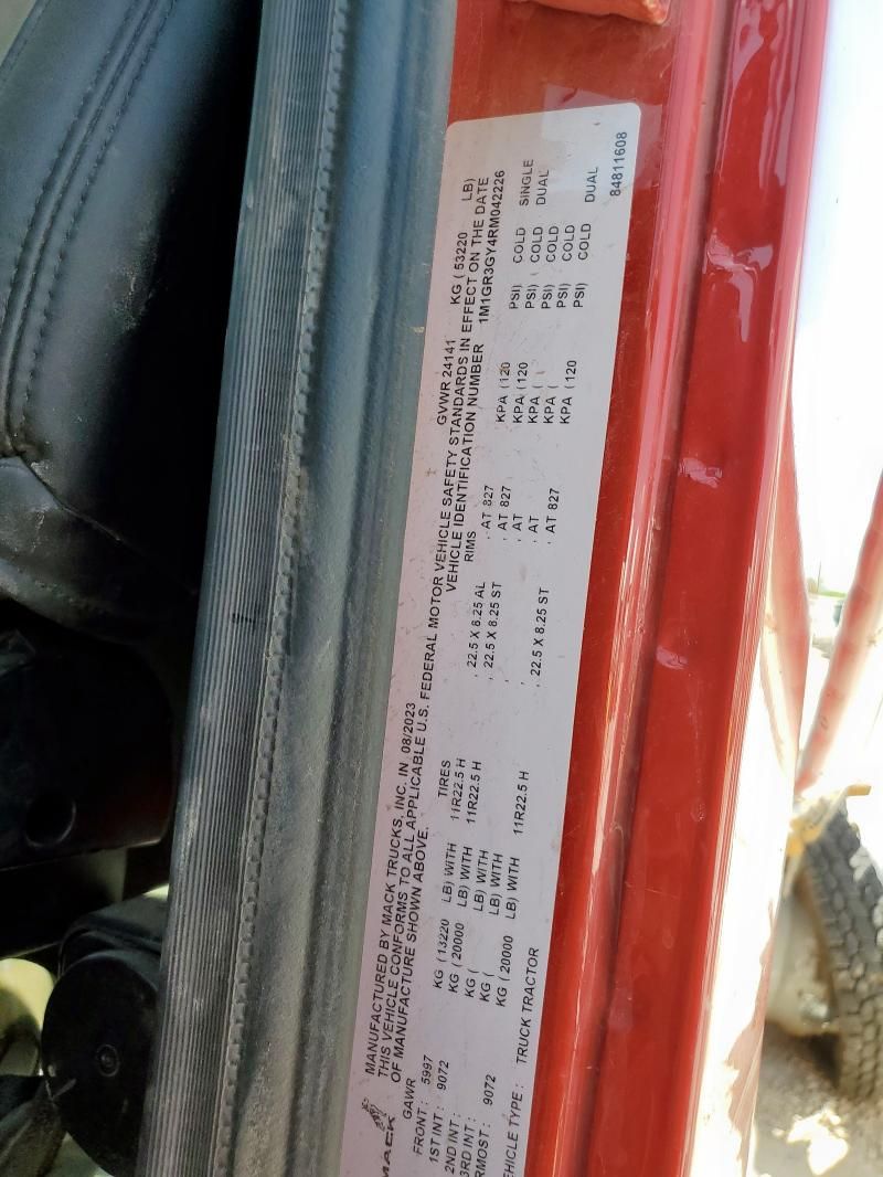 2024 Mack Granite Semi Truck