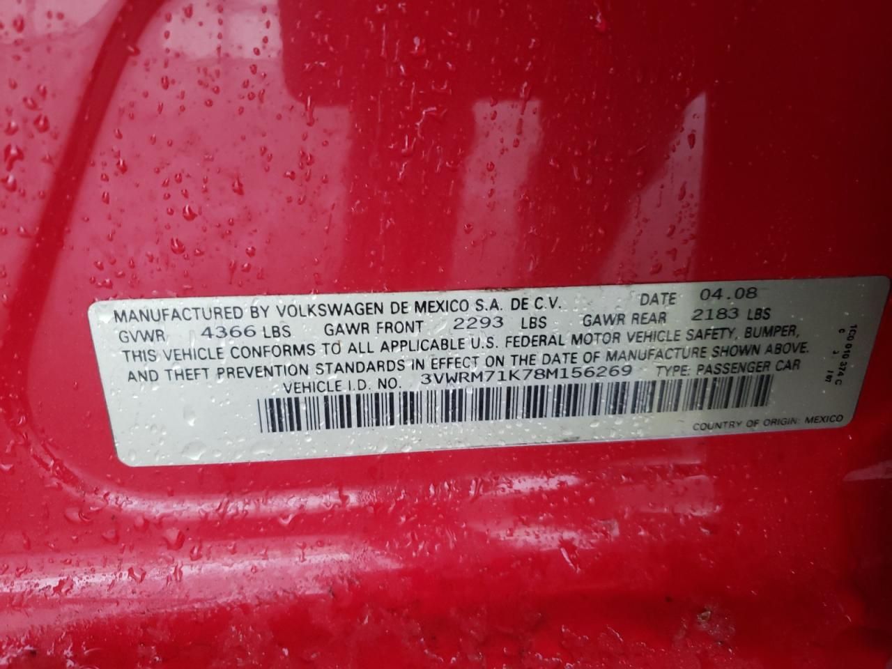 2008 Volkswagen Jetta se