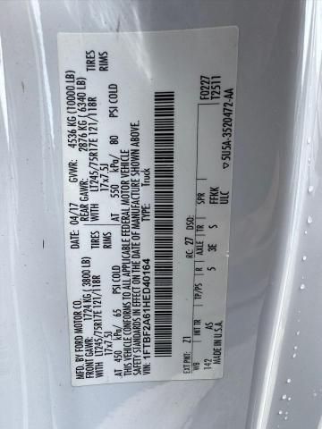 2017 Ford F250 Super Duty