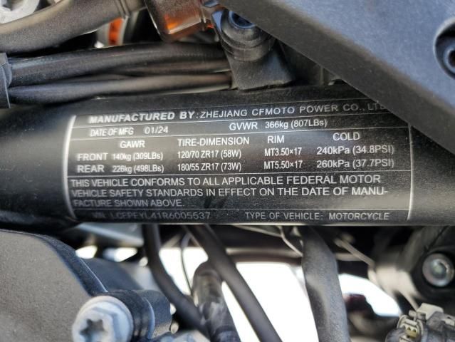 2024 Cf Moto 800NK