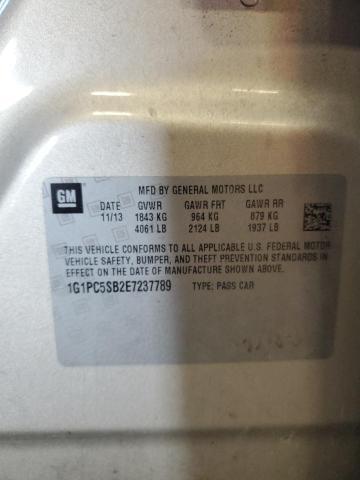 2014 Chevrolet Cruze lt