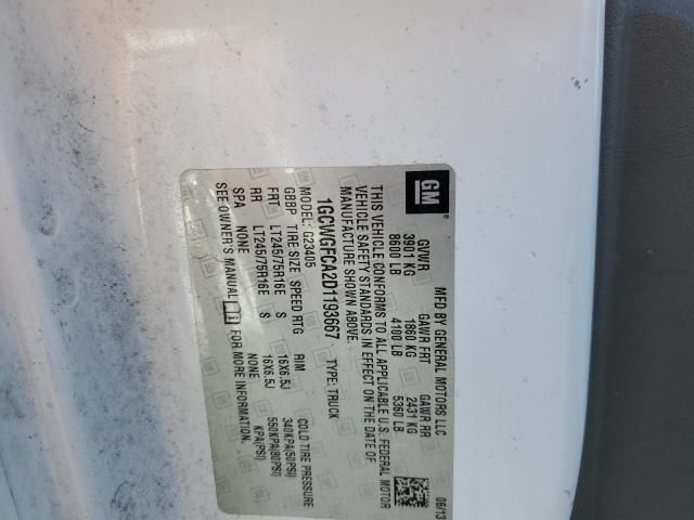 2013 Chevrolet Express G2500