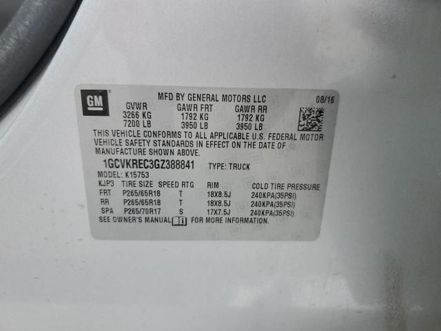 2016 Chevrolet Silverado K1500 LT