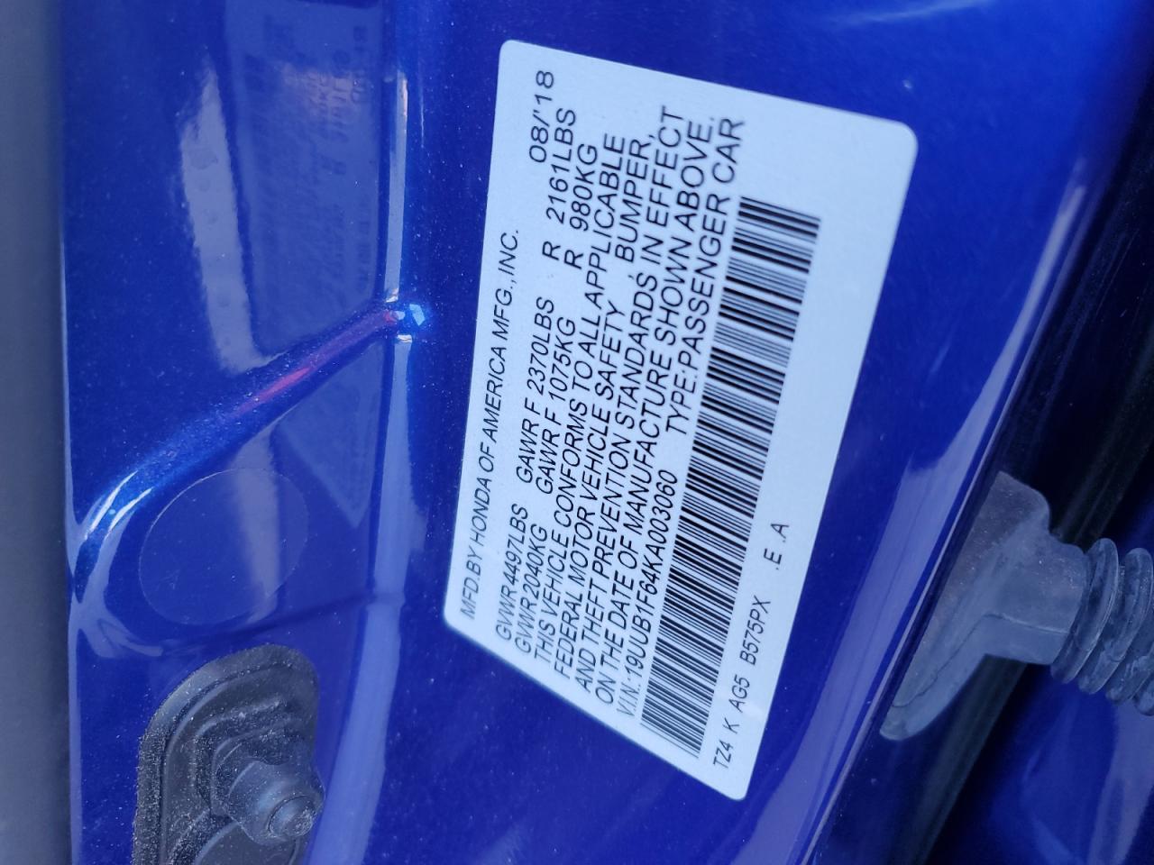 2019 Acura Tlx Technology