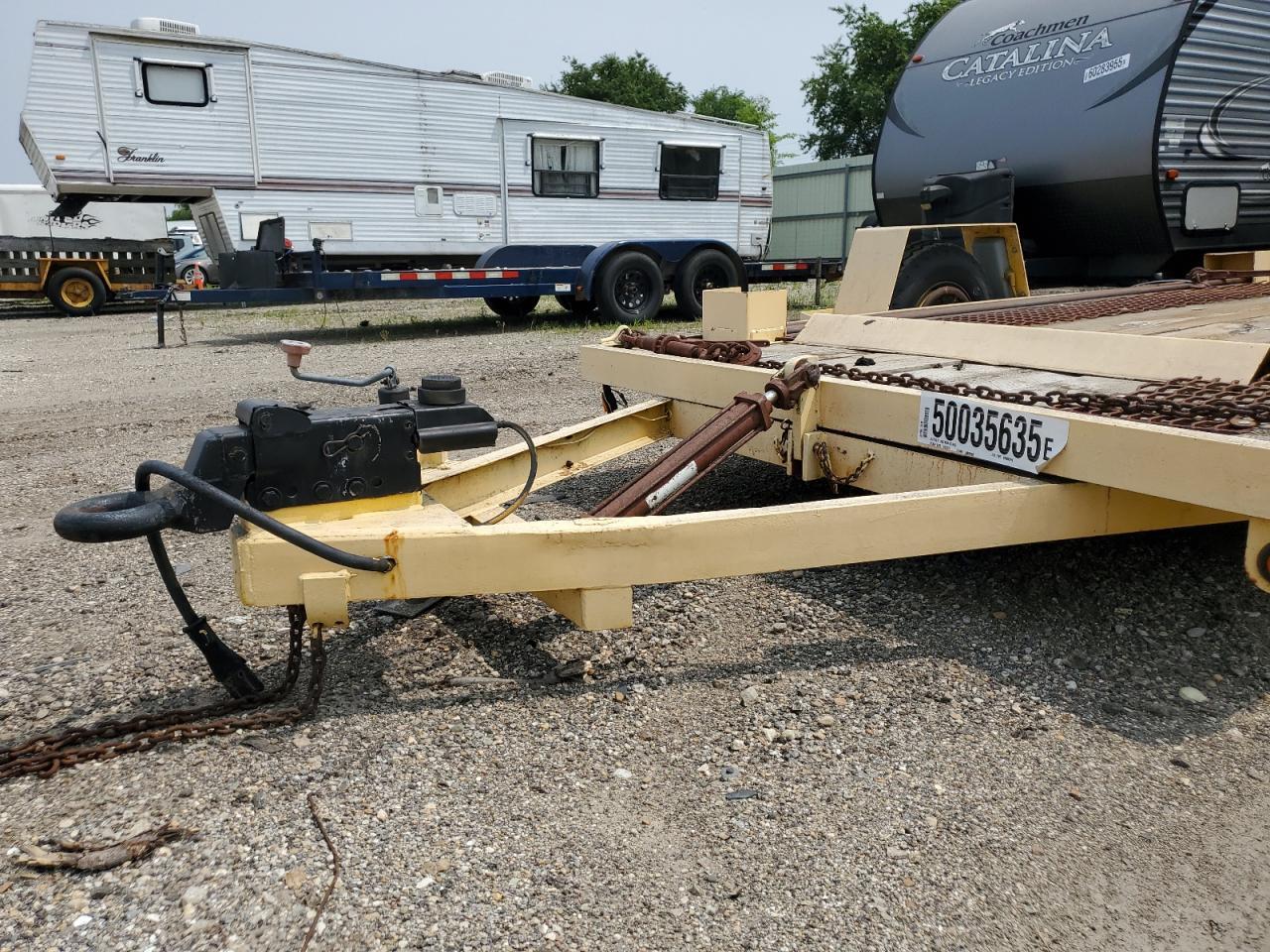 1988 Dynasty Weed Tilt Deck Equipment Trailer
