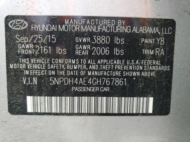 2016 Hyundai Elantra se