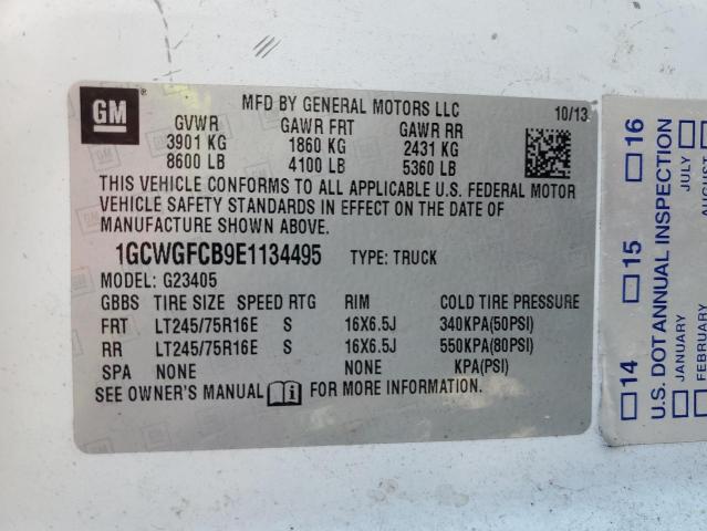 2014 Chevrolet Express G2500