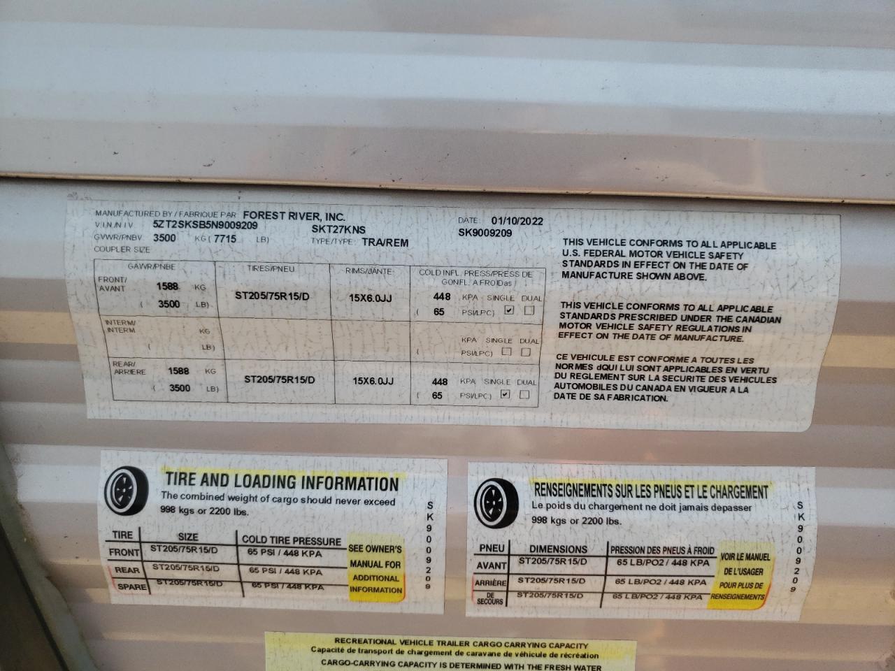 2022 Foresriver Silver Lake Towable