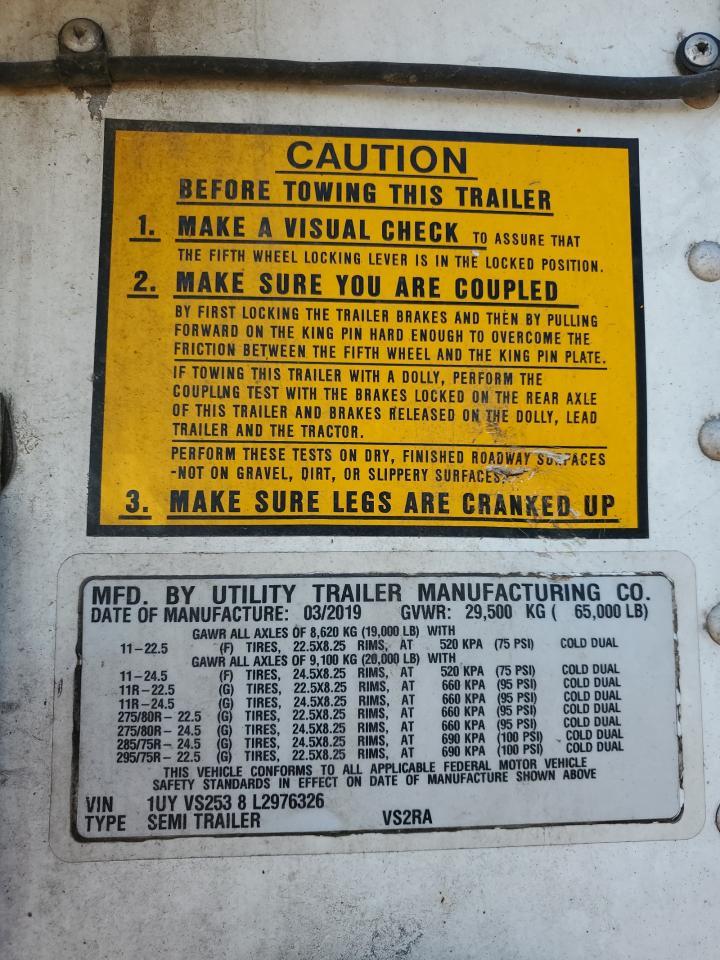 2023 Utility Refer Trailer