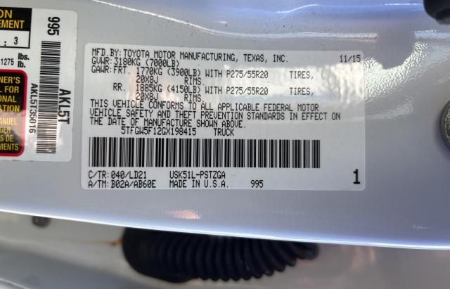 2016 Toyota Tundra Crewmax 1794