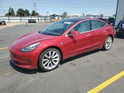 Tesla Model 3 salvage cars for sale: 2018 Tesla Model 3