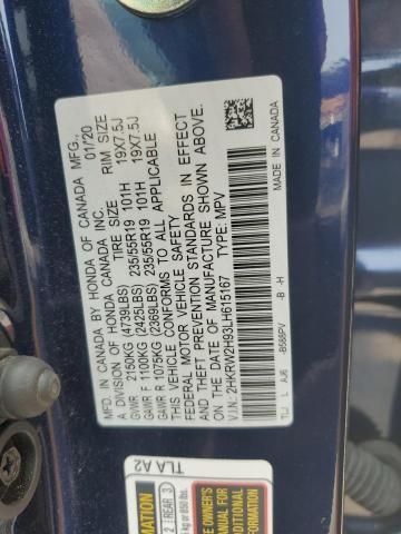 2020 Honda Cr-v Touring