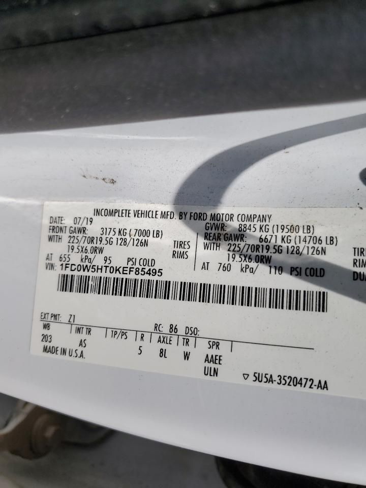 2019 Ford F550 Super Duty