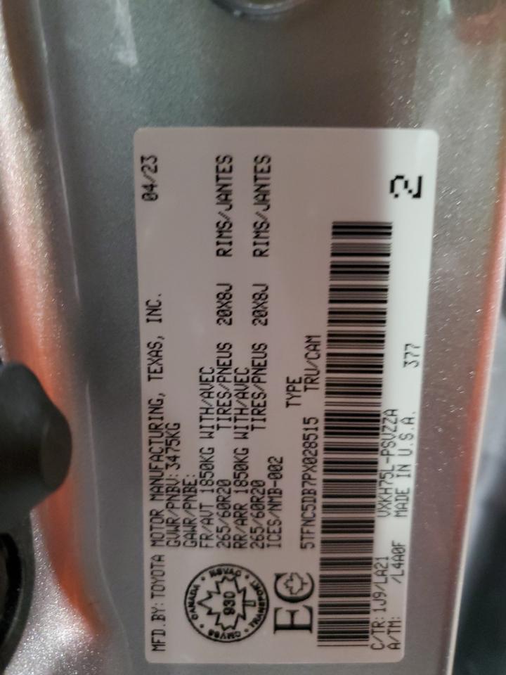 2023 Toyota Tundra Crewmax Platinum