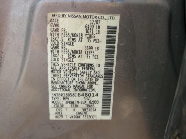 2008 Nissan Pathfinder LE