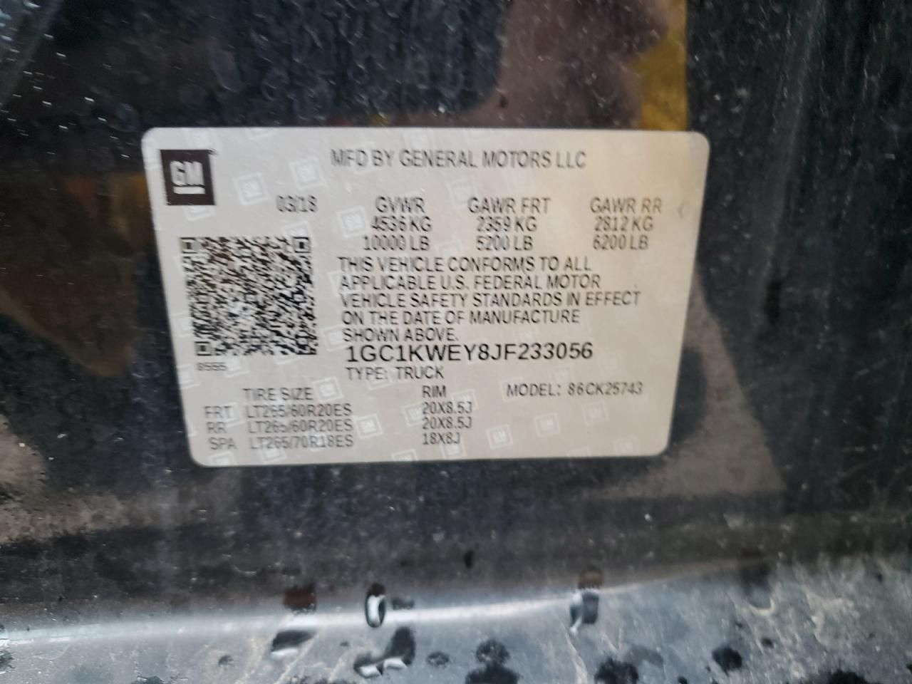 2018 Chevrolet Silverado K2500 Heavy Duty ltz