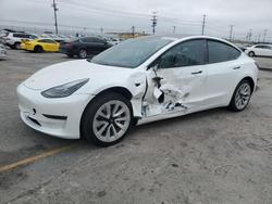 Tesla Vehiculos salvage en venta: 2022 Tesla Model 3