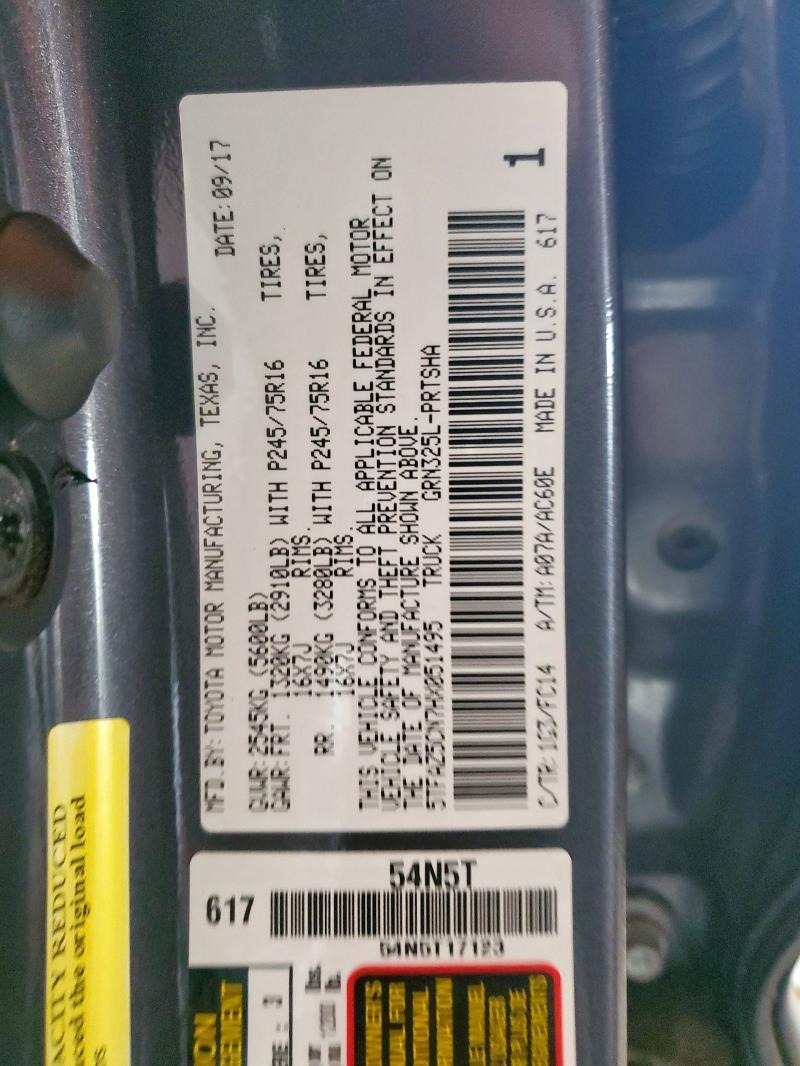 2017 Toyota Tacoma Double Cab