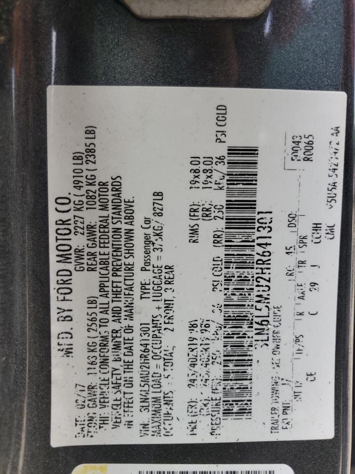 2017 Lincoln Mkz Hybrid Reserve