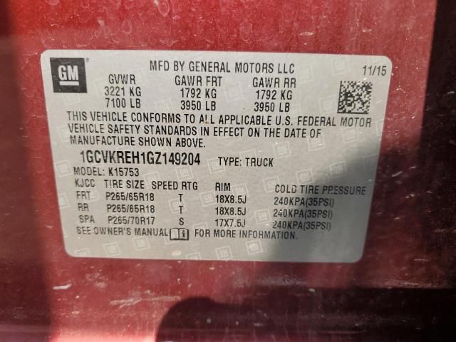 2016 Chevrolet Silverado K1500 LT