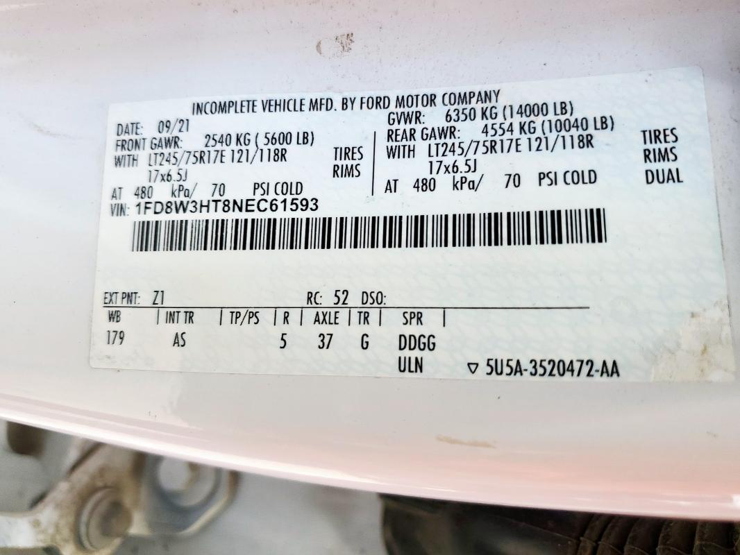2022 Ford F350 Super Duty Utility / Service Truck