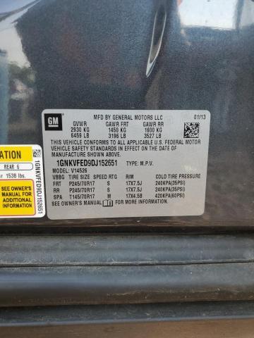 2013 Chev Rolet Traverse ls