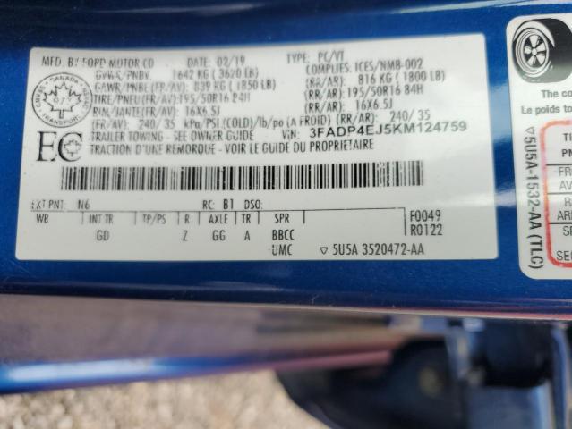 2019 Ford Fiesta se