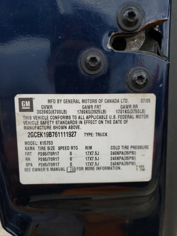 2006 Chevrolet Silverado K1500