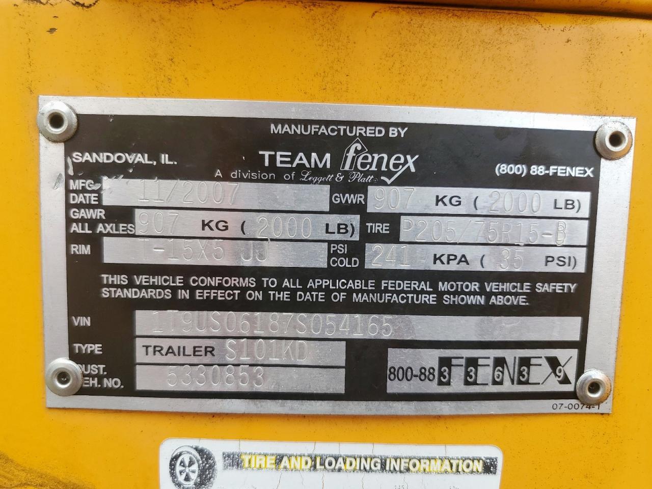 2007 Fenex 2007 Team Fenex S101KD Generation