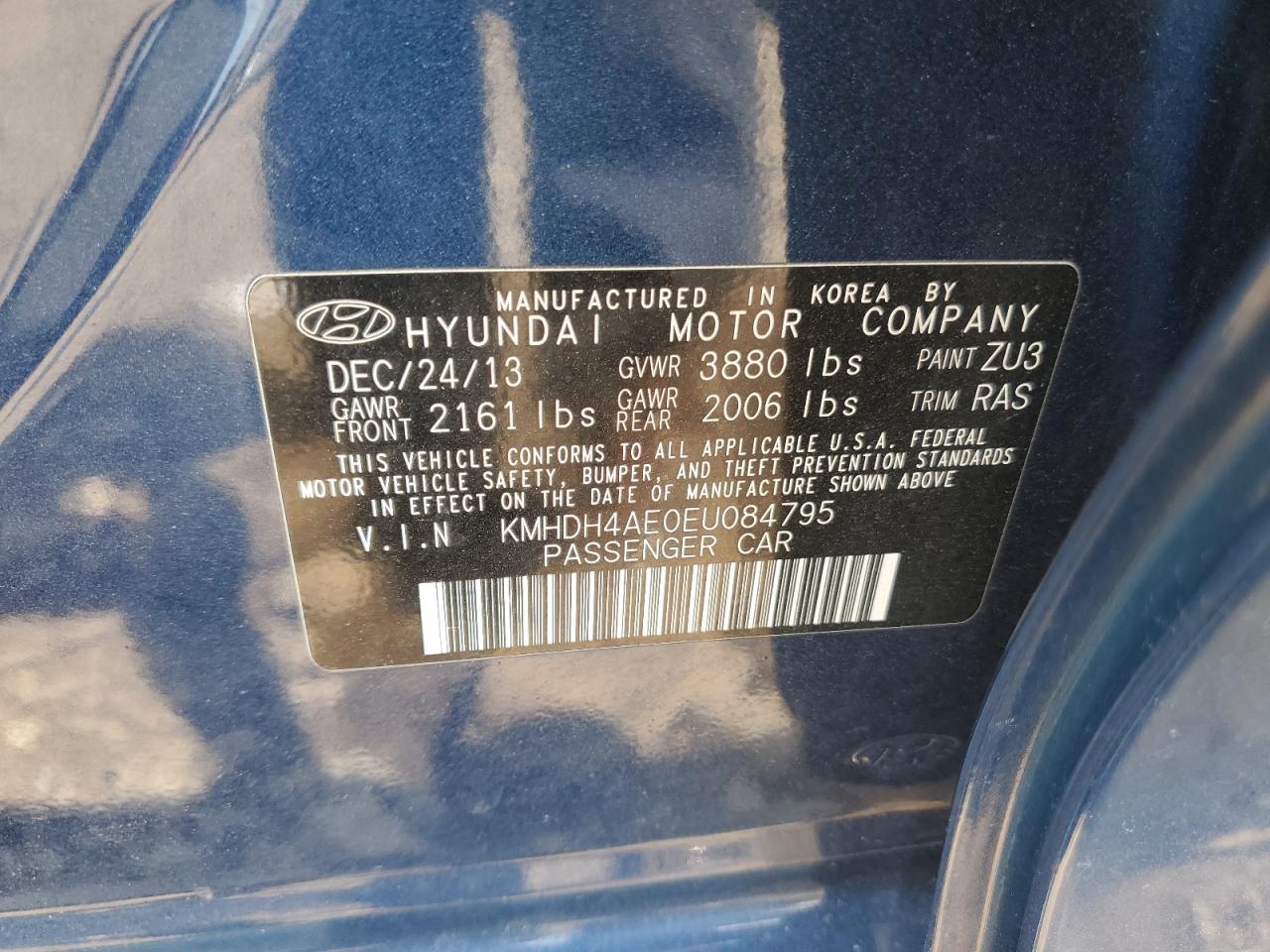 2014 Hyundai Elantra se