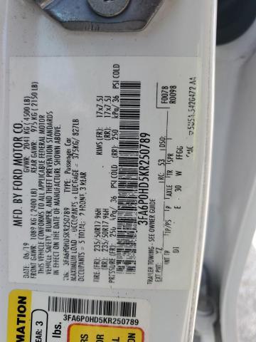 2019 Ford Fusion se