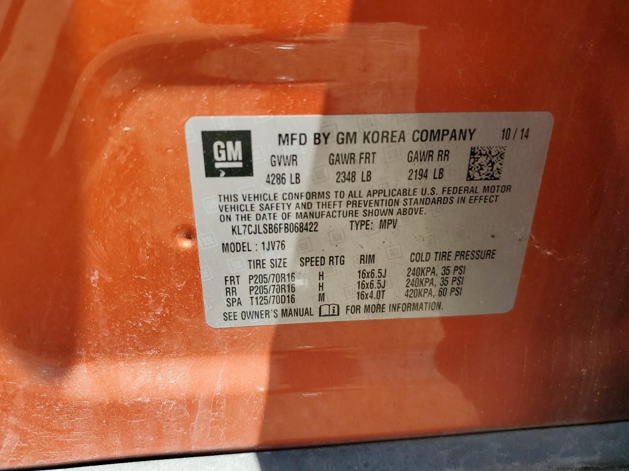 2015 Chevrolet Trax 1LT