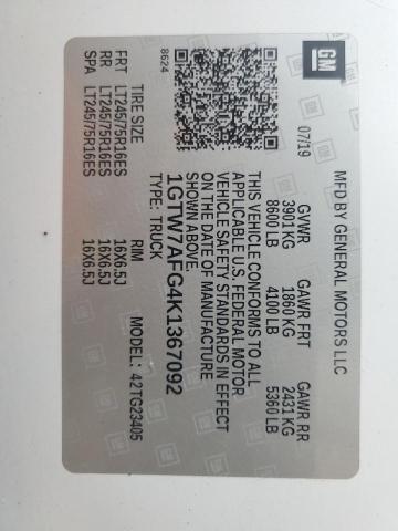 2019 GMC Savana G2500