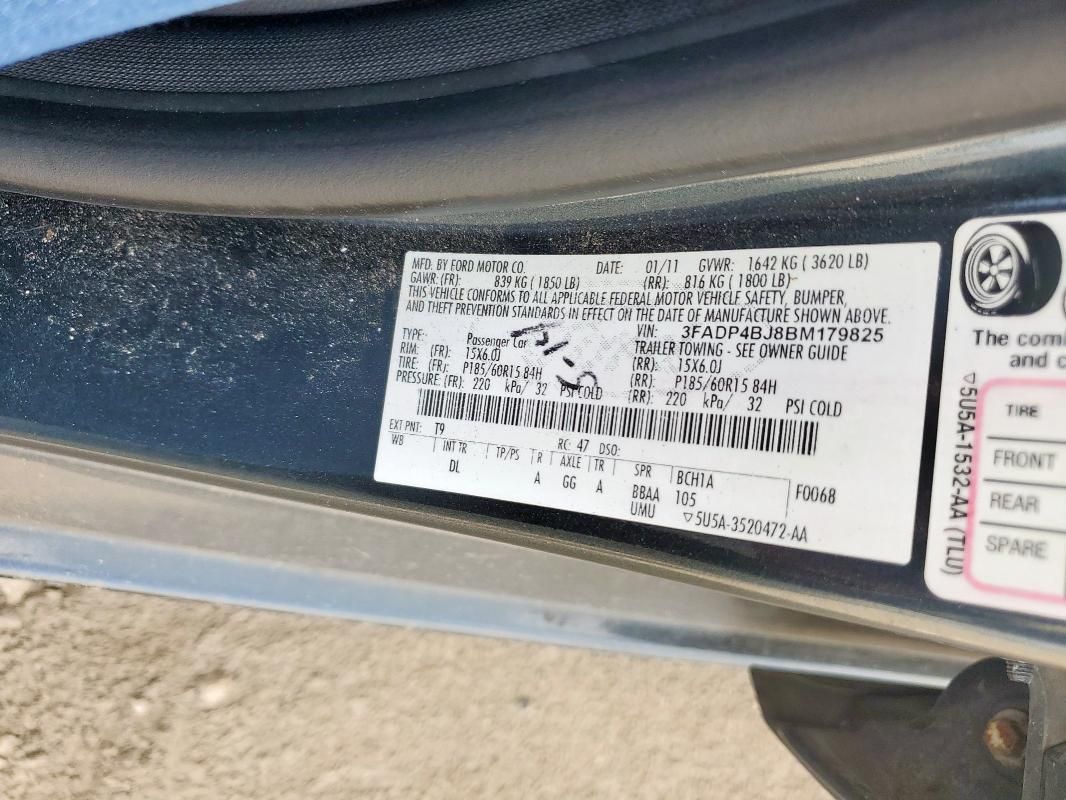 2011 Ford Fiesta SE