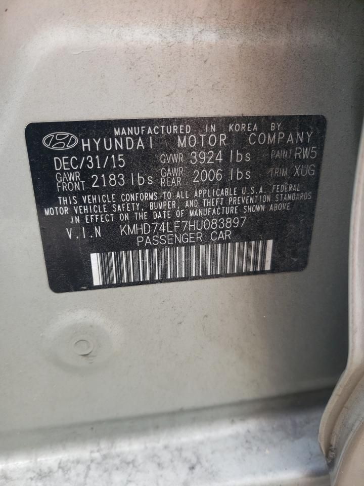 2017 Hyundai Elantra se