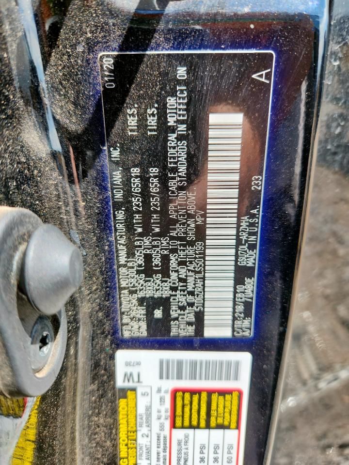 2020 Toyota Highlander xle