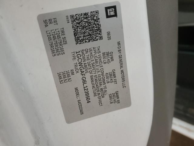 2020 Chevrolet Express G2500