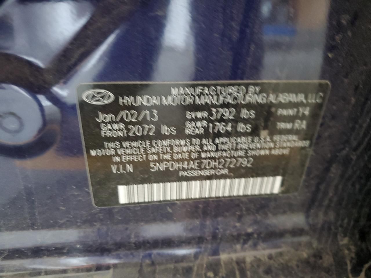 2013 Hyundai Elantra gls